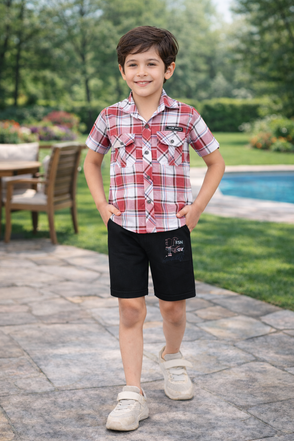 Boys Casual Check Shirt TEST
