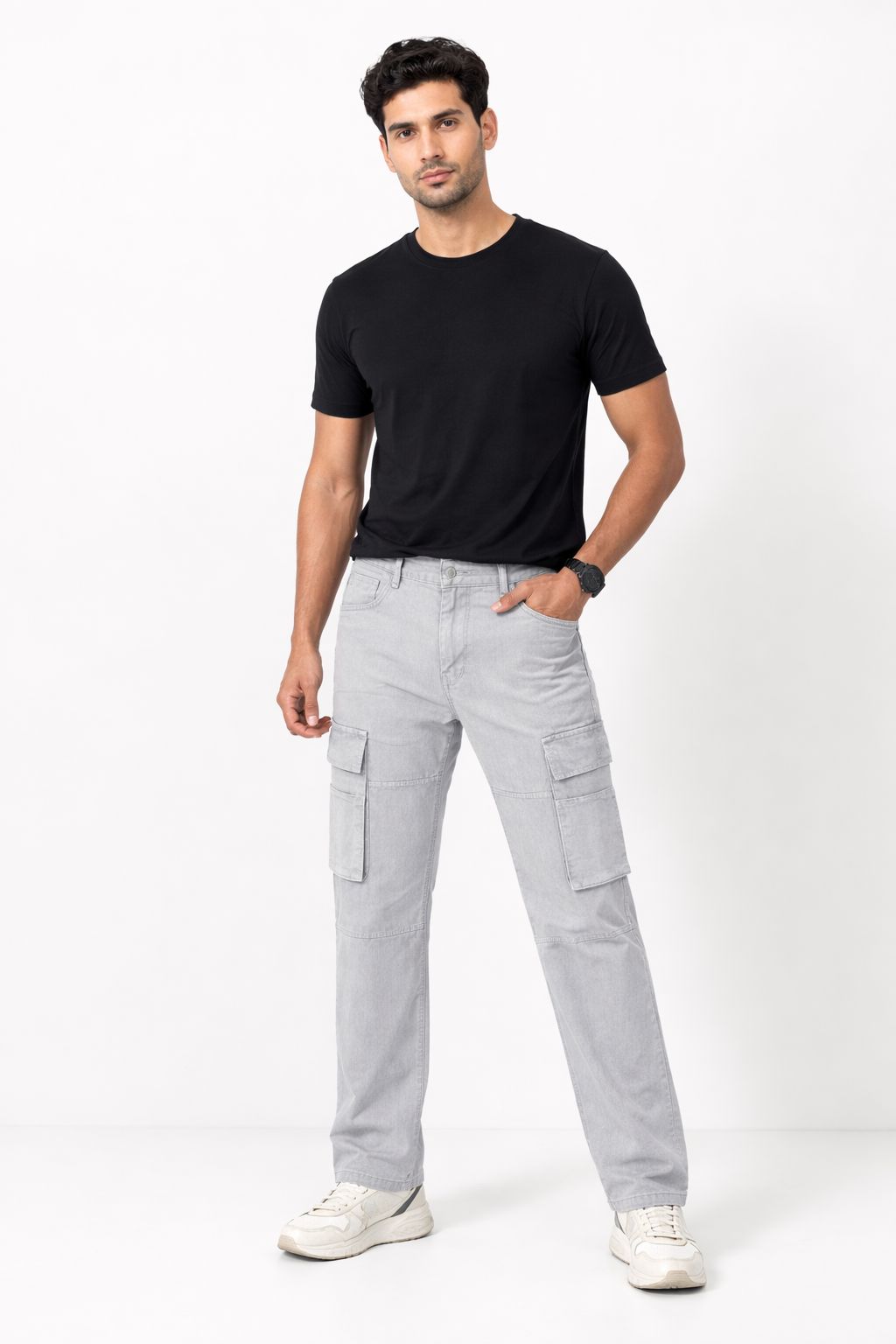 Six Pocket Baggy Jeans